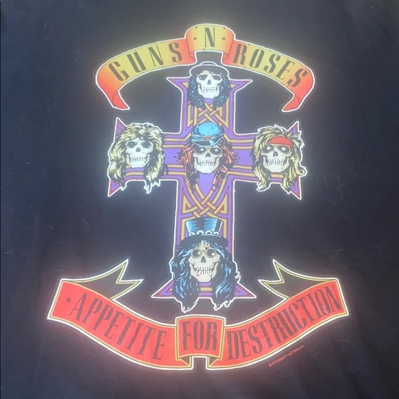 FOG Fear Of God Guns N Roses T-shirt large black - Picture 2 of 7